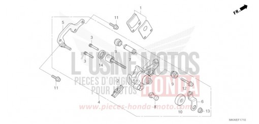 PARKING BRAKE CALIPER NC750XDS de 2025